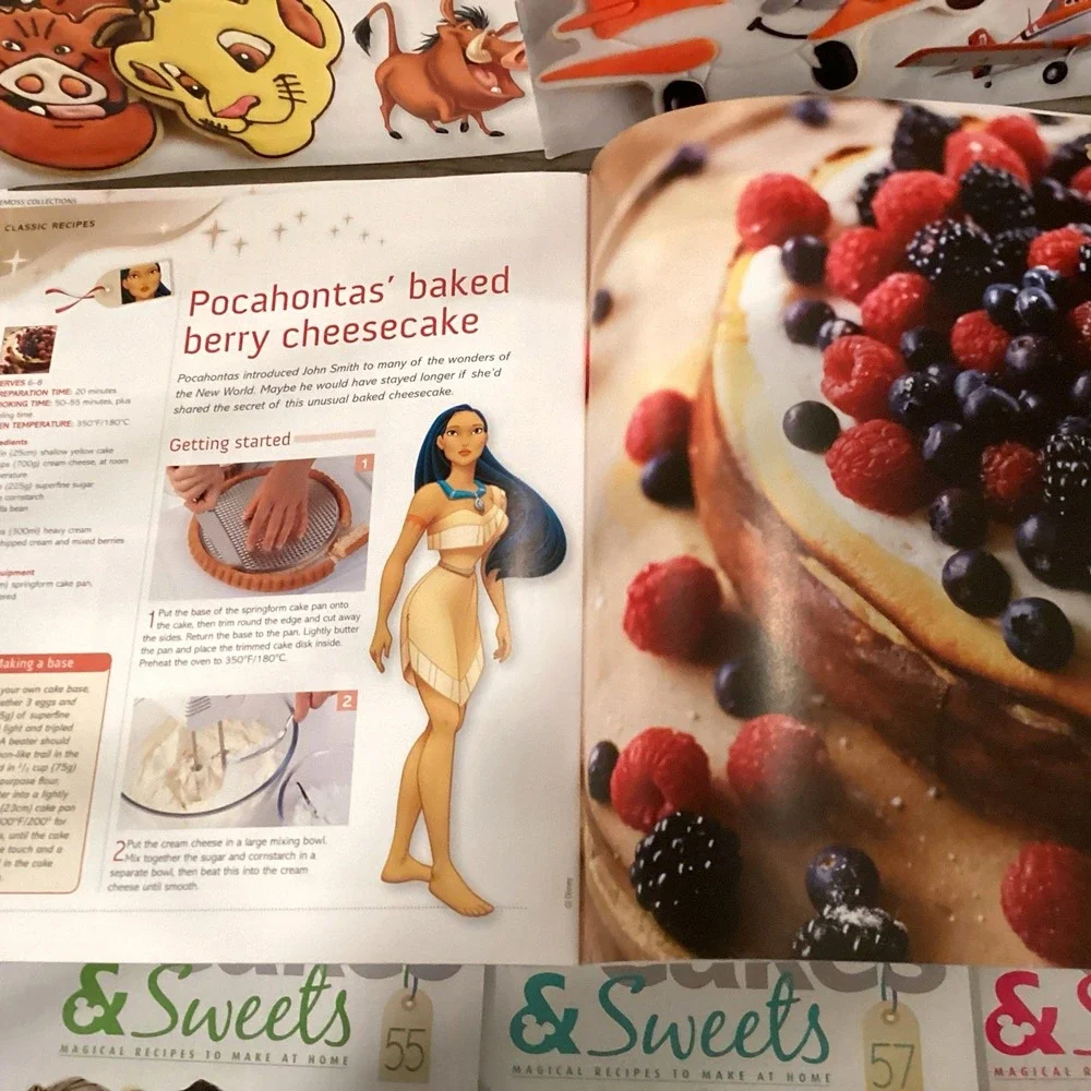 Disney Cakes And Sweets Magazines Themed Recipes Princesses Mickey Lot Of 23